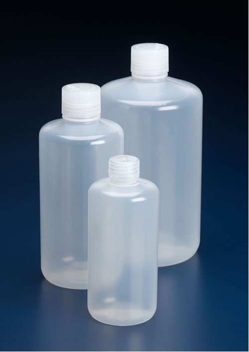 Bottles, Round, Narrow Neck, Polypropylene