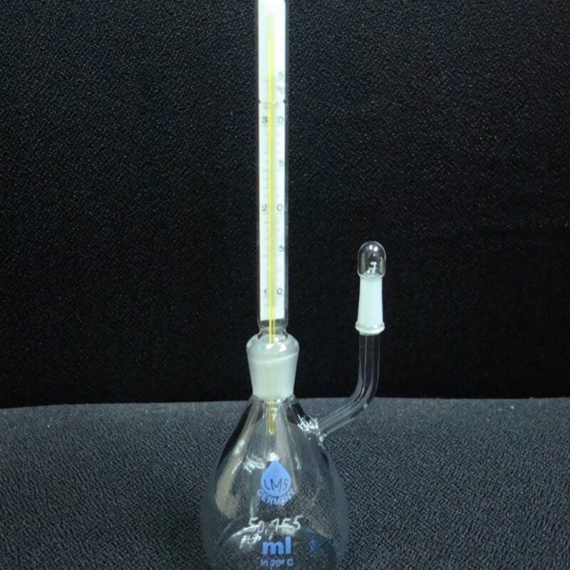 Density, SG Bottles with Thermometer, Pycnometer