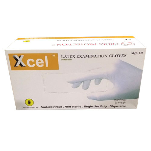Latex Examination Gloves (Powder Free)