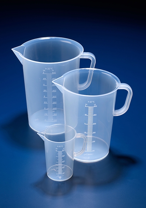 Measuring Jugs with Handle, Moulded Graduation, Polypropylene