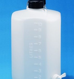 Aspirator Bottles with Tap and Handle, HDPE
