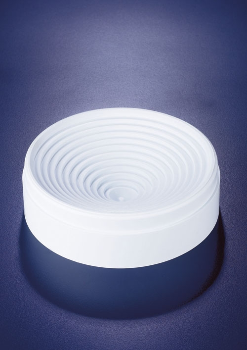 Flask Stand, Circular, White, Polypropylene